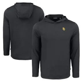 Cutter & Buck Baylor Bears Black Coastline Epic Comfort Eco Recycled Long Sleeve Hoodie T-Shirt