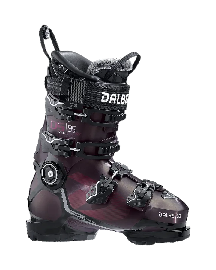 Dalbello Ds Asolo 95 Grip Walk LS Womens Ski Boot - Opal Ruby / Black - 2022