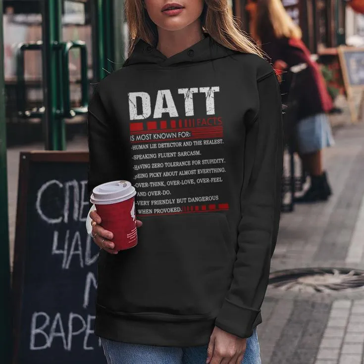 Datt Name Facts Last Name Datt Name Facts Family Name Women Hoodie