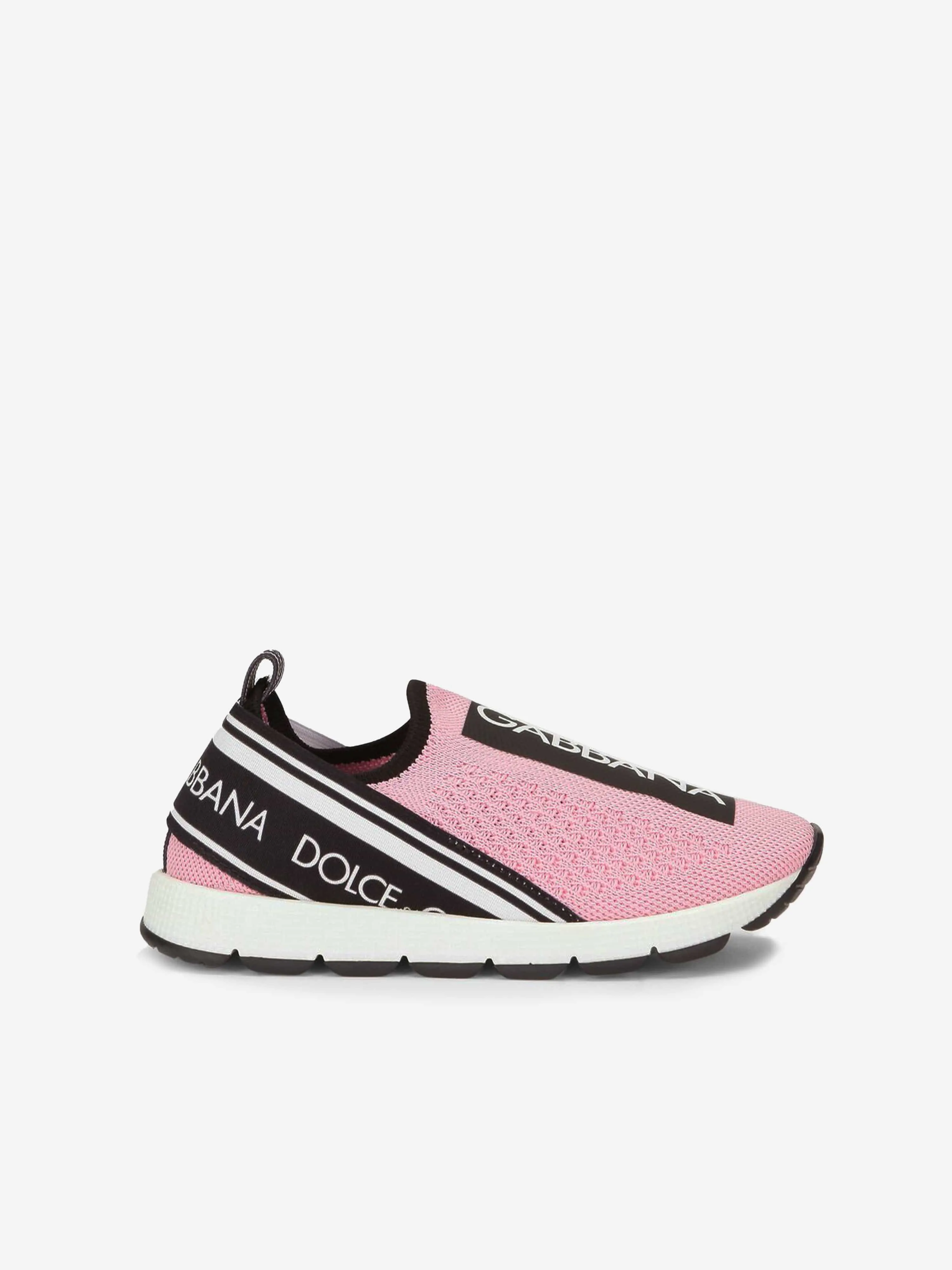 Dolce & Gabbana Kids - Girls Slip On Logo Trainers | Childsplay Clothing