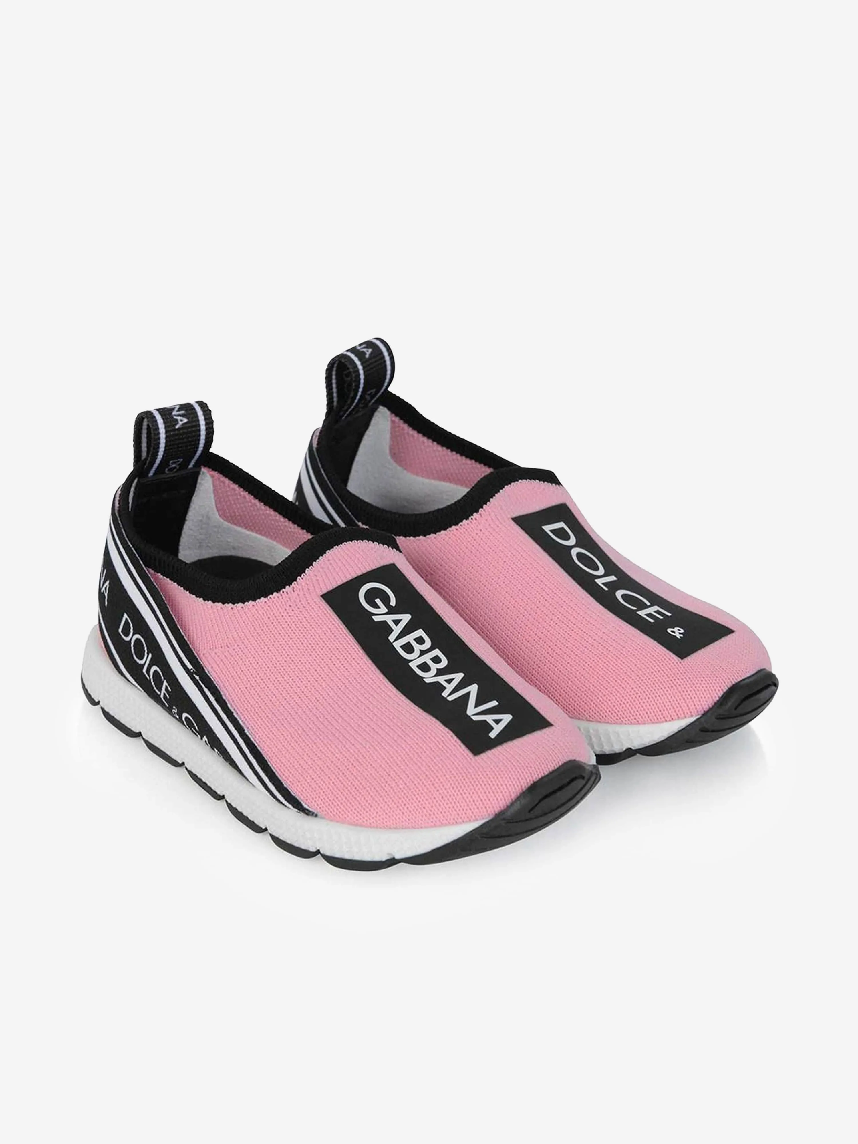 Dolce & Gabbana Kids - Girls Slip On Logo Trainers | Childsplay Clothing