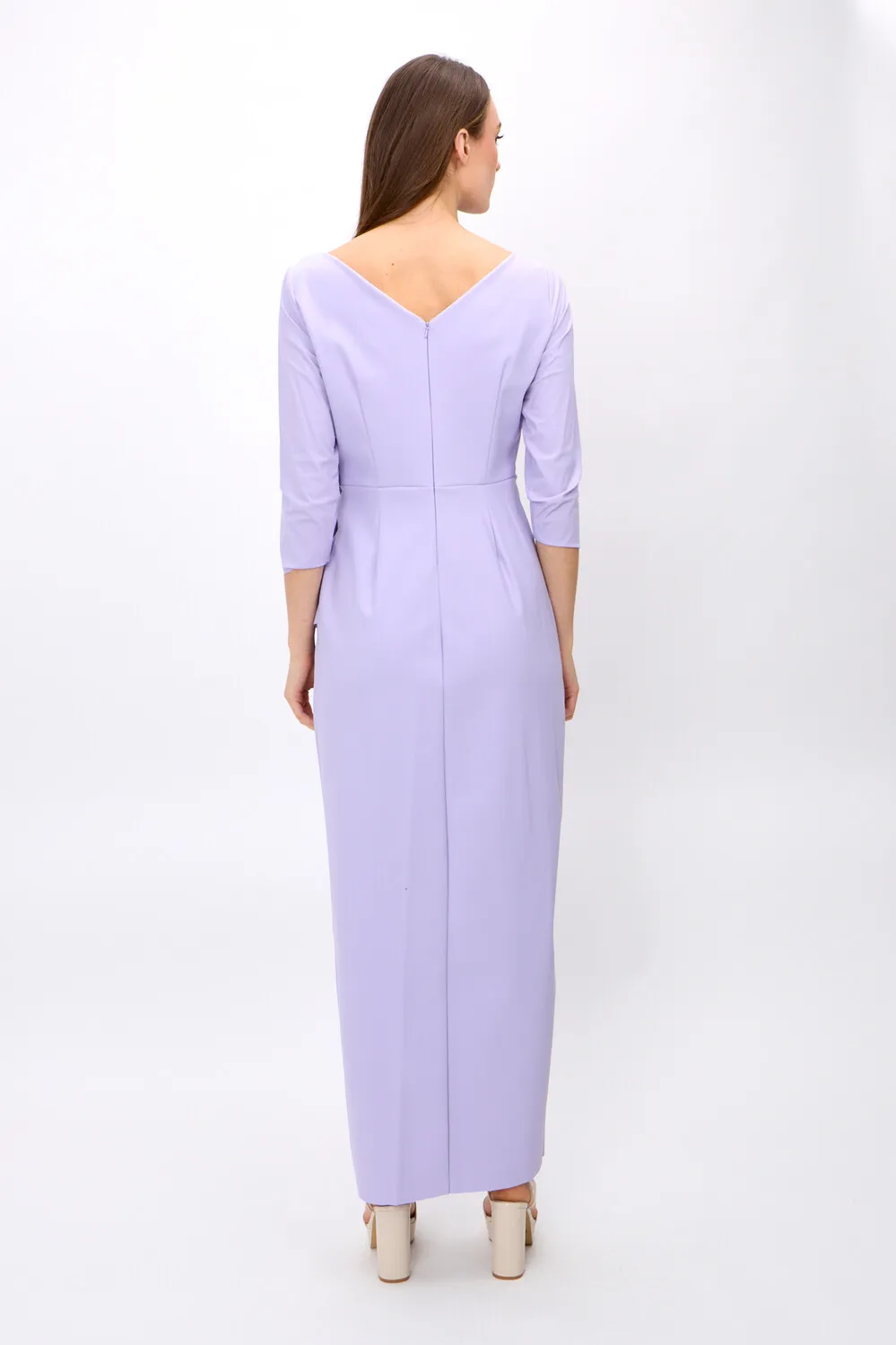 Elegant Maxi Wrap Dress Style 8134310