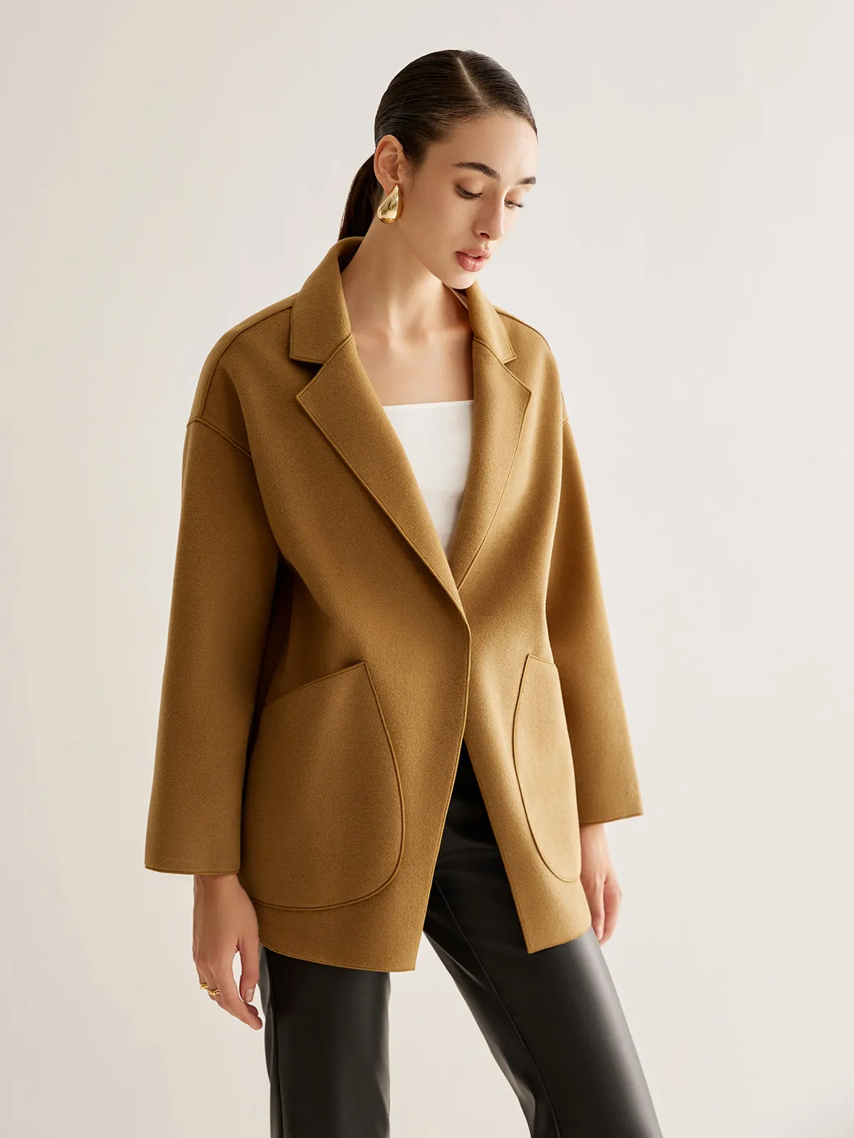 Essential Lapel Shift Jacket