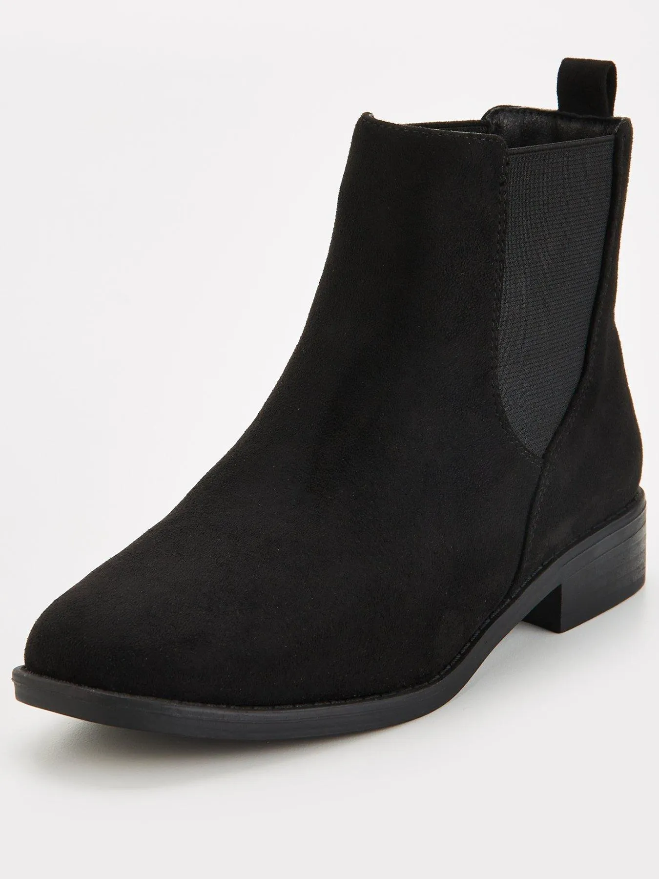 Everyday Wide Fit Chelsea Ankle Boot - Black