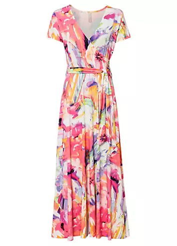 Floral Print Wrap Dress by bonprix | Look Again