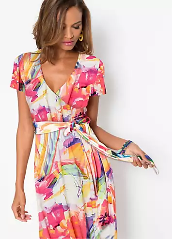 Floral Print Wrap Dress by bonprix | Look Again