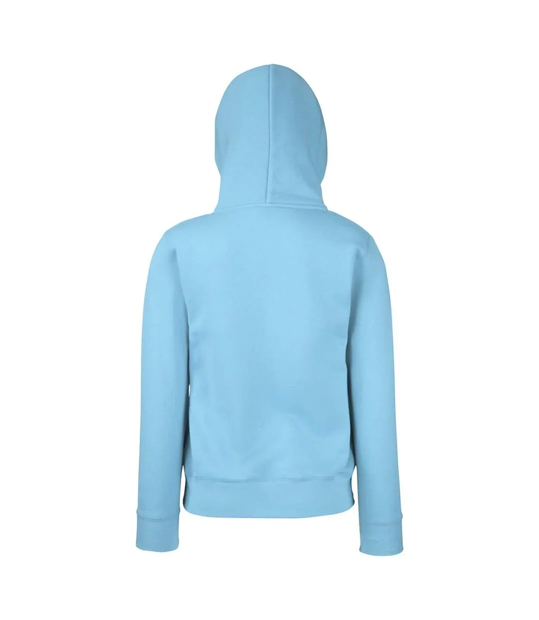 Fruit Of The Loom Ladies Lady Fit Hooded Sweatshirt / Hoodie (Sky Blue) - UTBC363