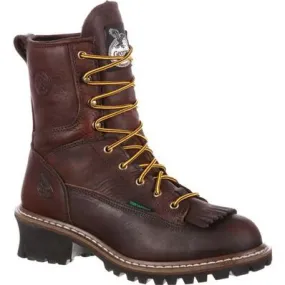 GEORGIA BOOT STEEL TOE WATERPROOF LOGGER BOOT 11.5M