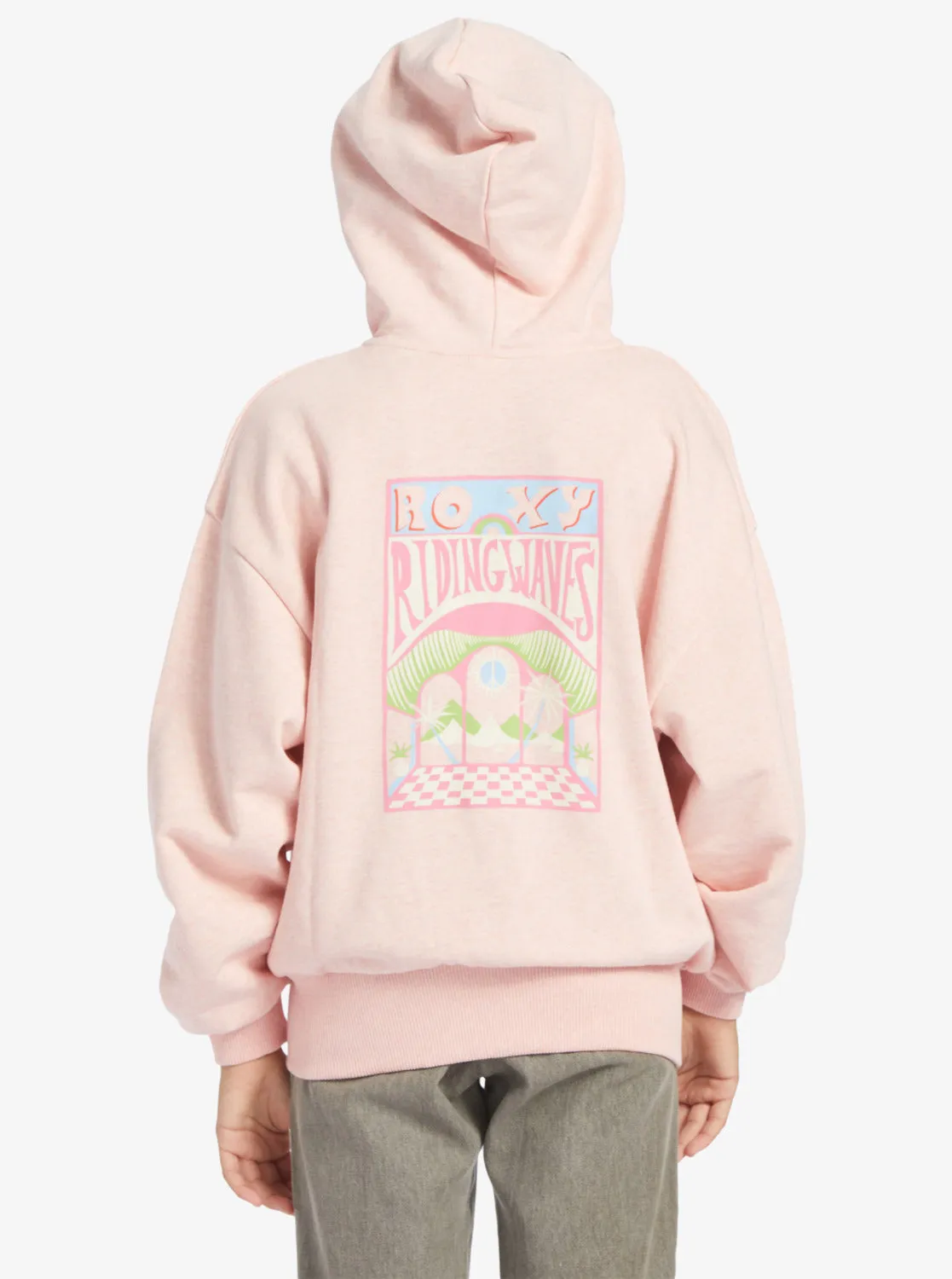 Girls 4-16 Better Mistakes A Zip Hoodie - English Rose