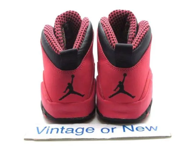 Girls nike air jordan x 10 fusion red retro gs 2013 sz 4y