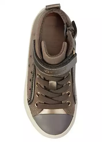 Grey Kalispera Trainers by Geox Kids | Look Again