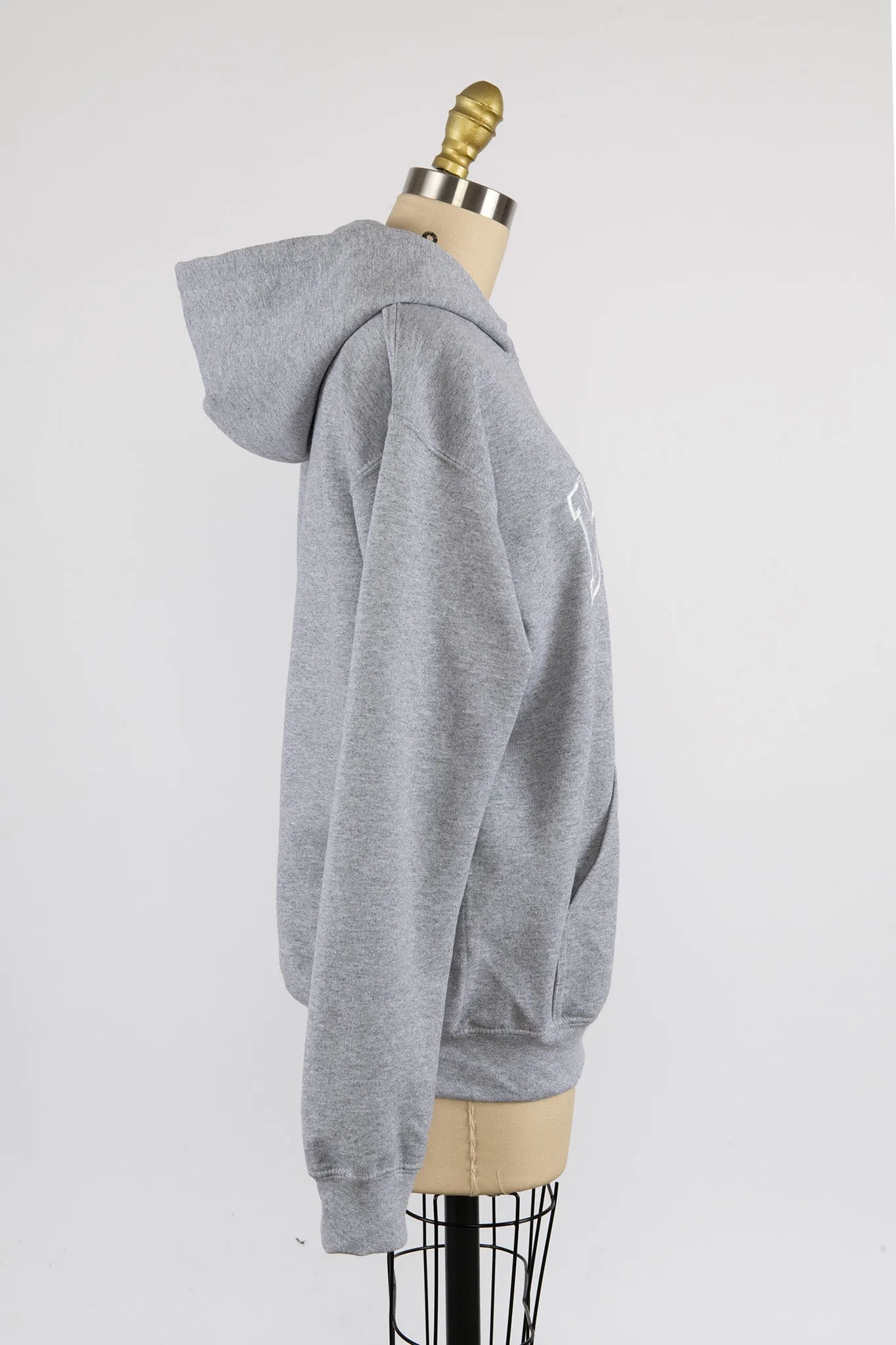    HAG Embroidered Hoodie in Grey      