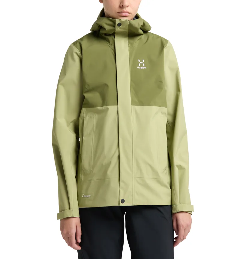 Haglofs Womens Koyal Proof Jacket Thyme Green/Olive Green