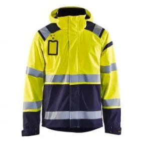 High Vis Shell Jacket 4987 High Vis Geel/Marineblauw - Blåkläder