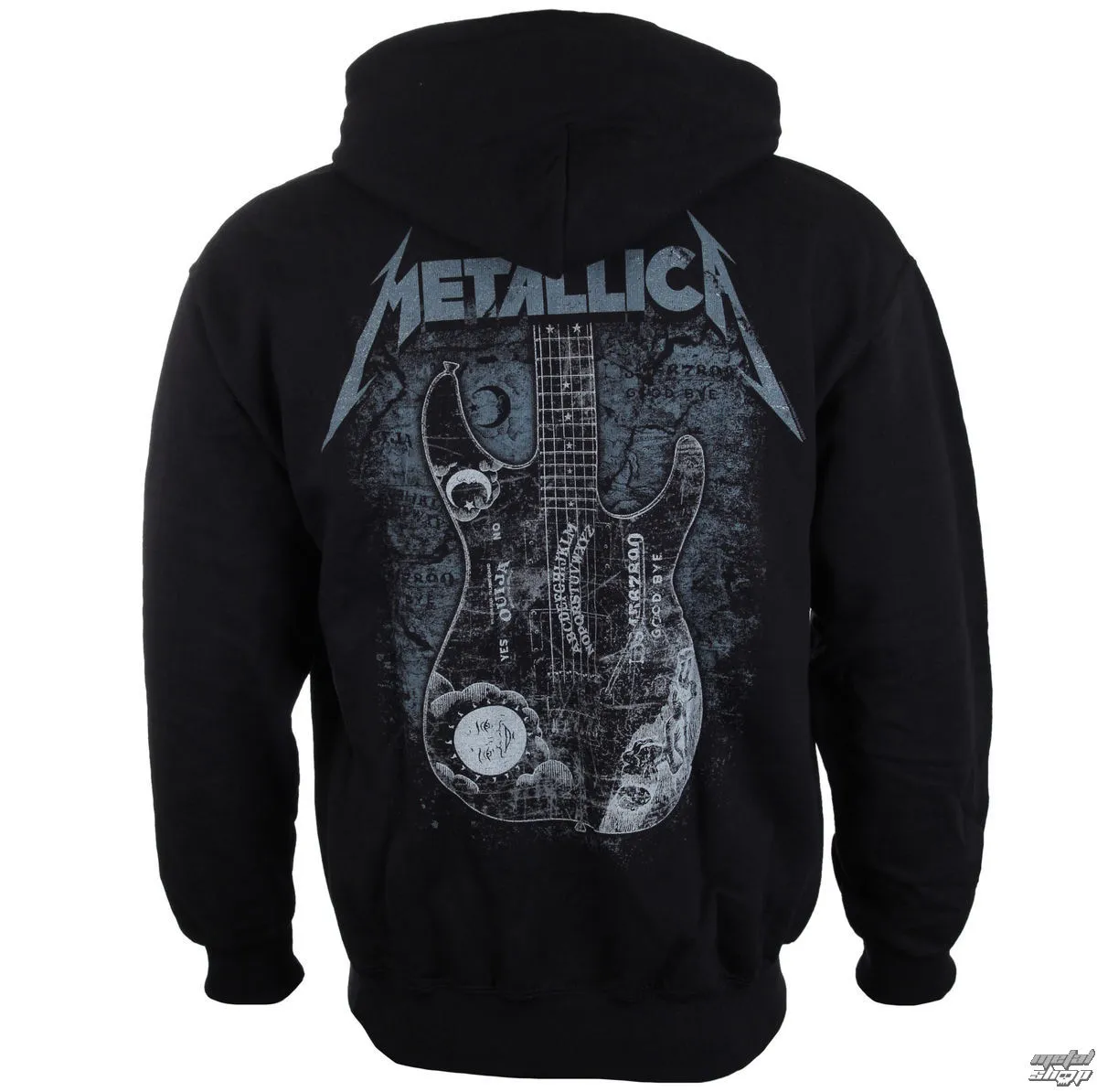 hoodie men's Metallica - Kirk Hammet Ouija Guitar Black - NNM - RTMTLHDBOUI  -  Metal-shop