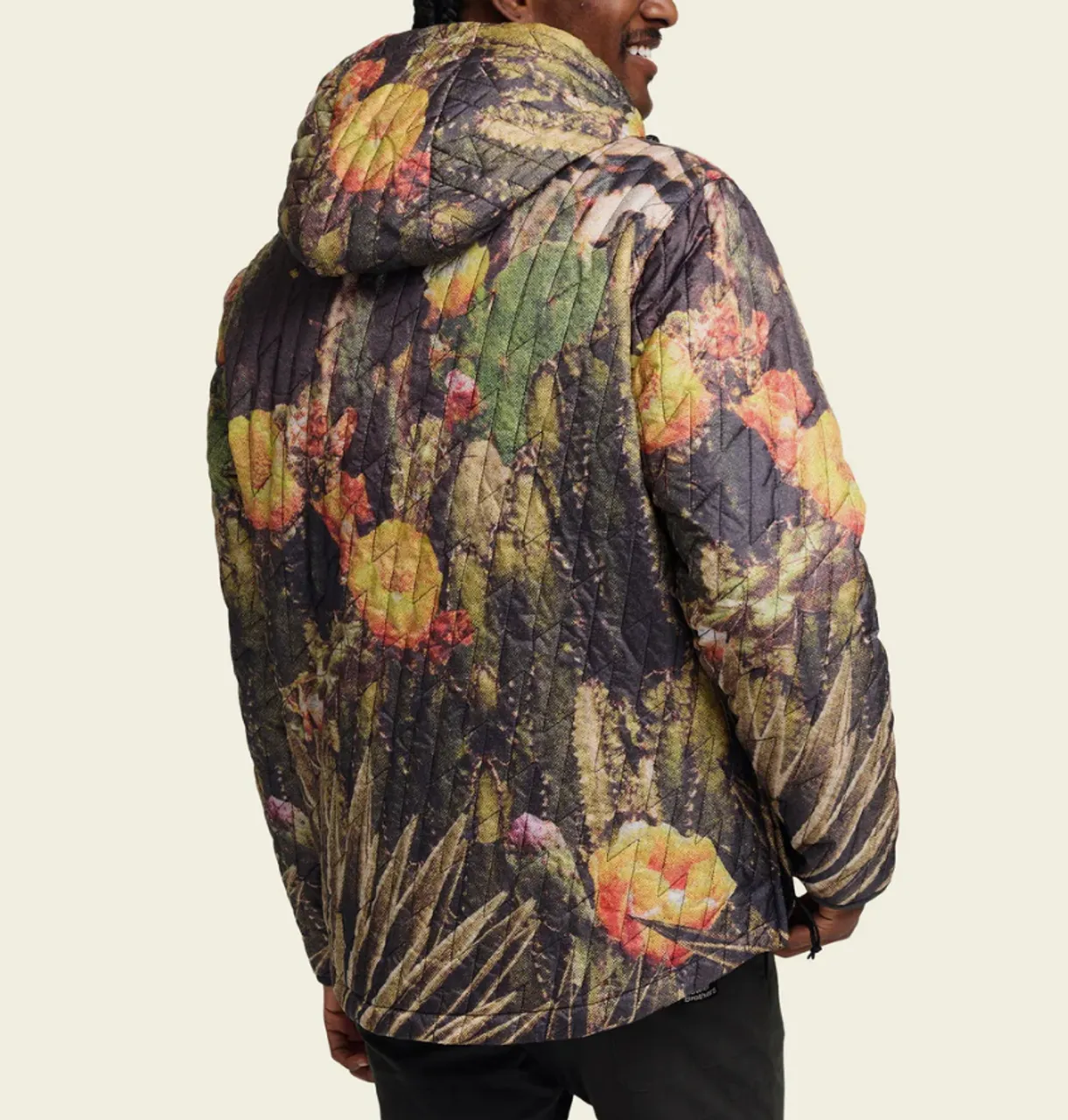 Howler Brothers Voltage Quilted Pullover: Cactus Mob