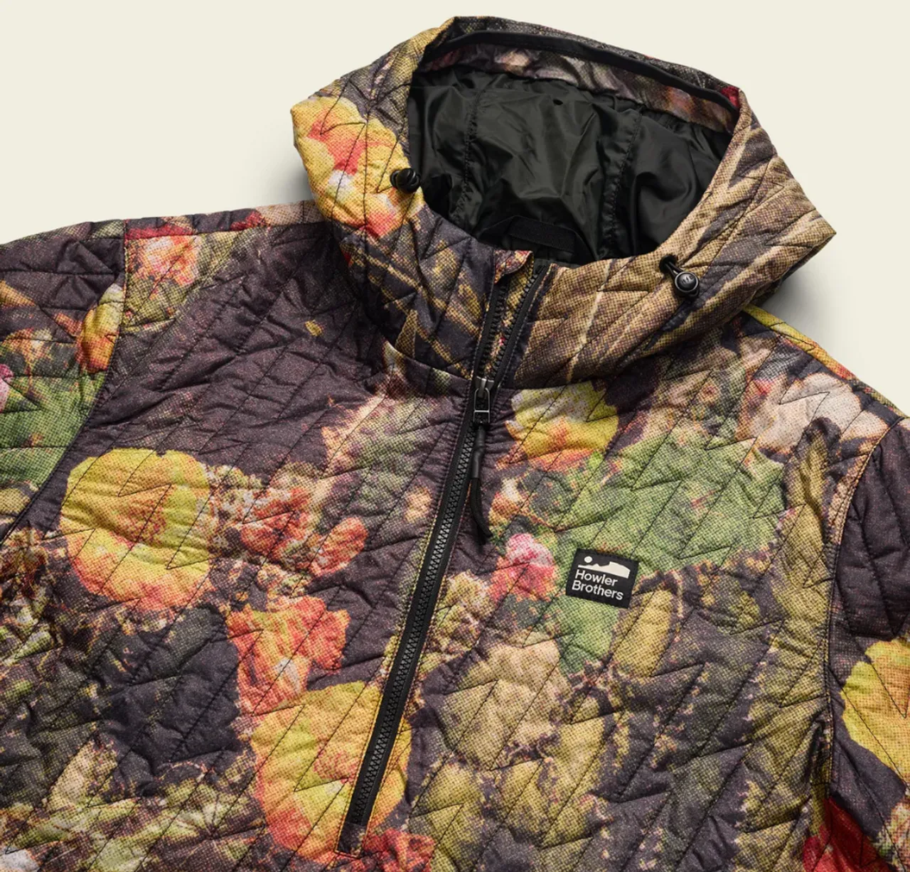 Howler Brothers Voltage Quilted Pullover: Cactus Mob