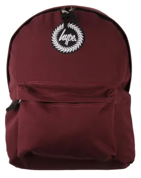 Hype Badge 18L Backpack - Burgundy