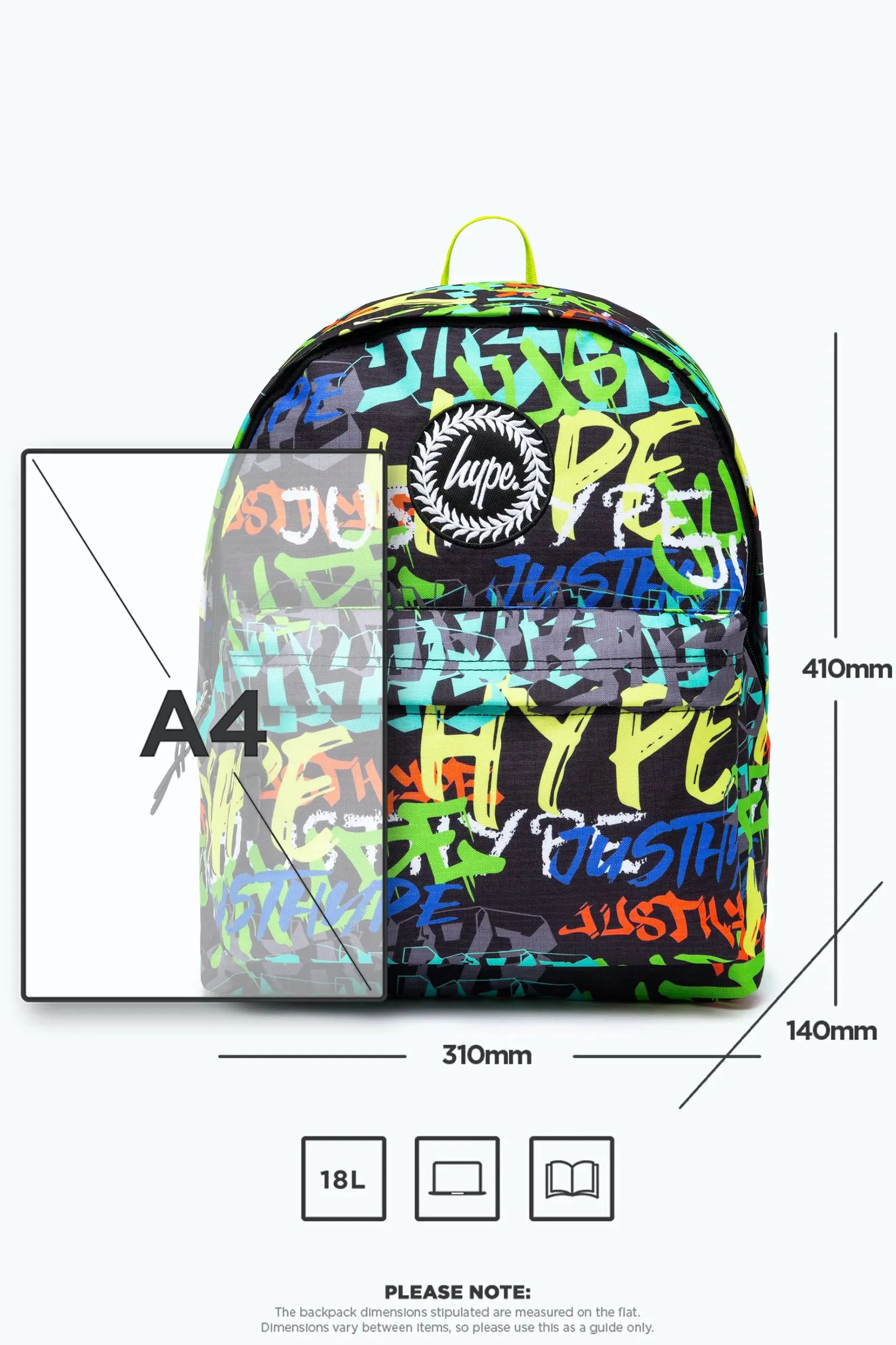 Hype Graffiti Logo 18L Backpack - Multi