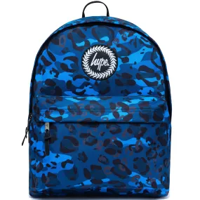 Hype Leopard Camo 18L Backpack - Blue/Black