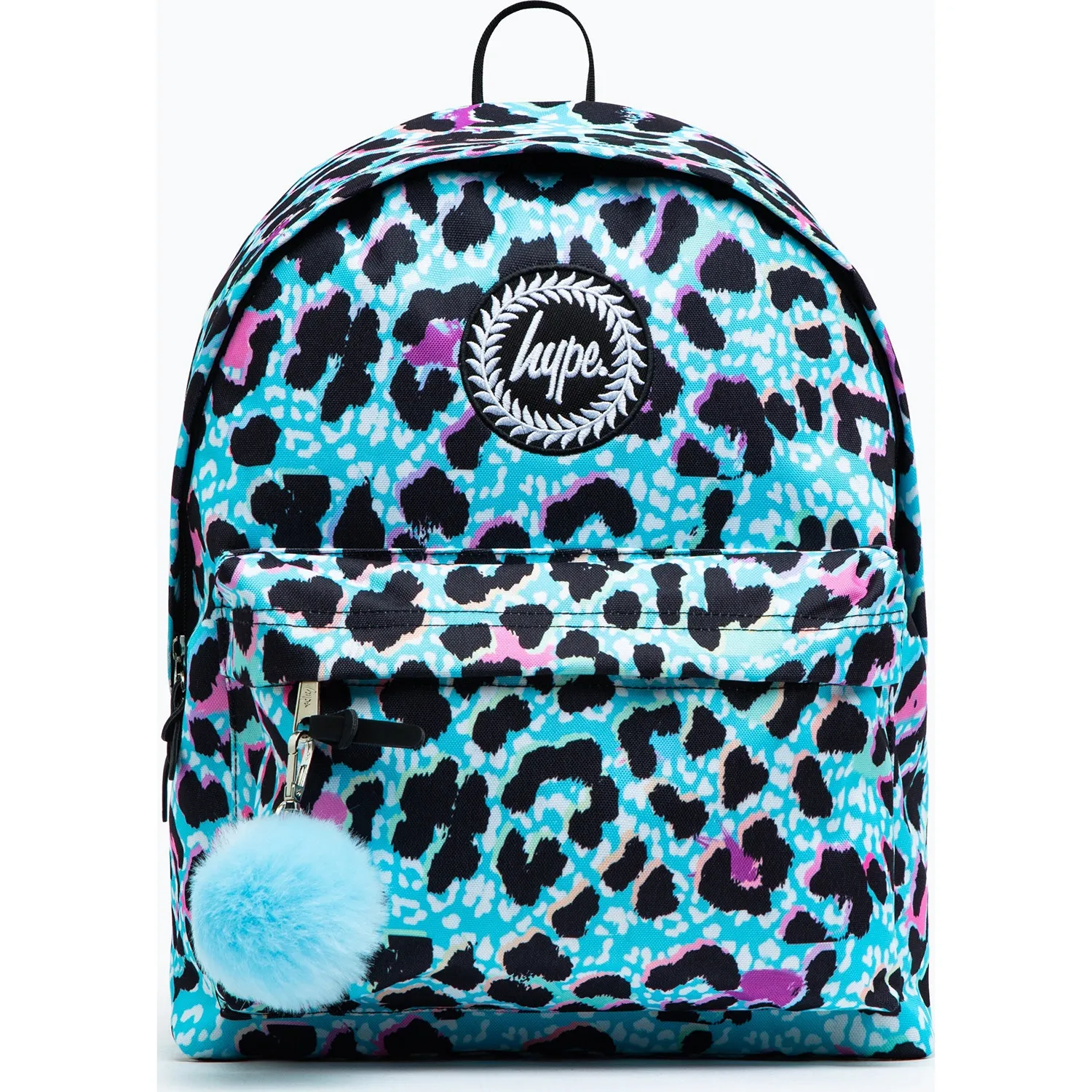 Hype Leopard Crest Backpack - Blue Ice