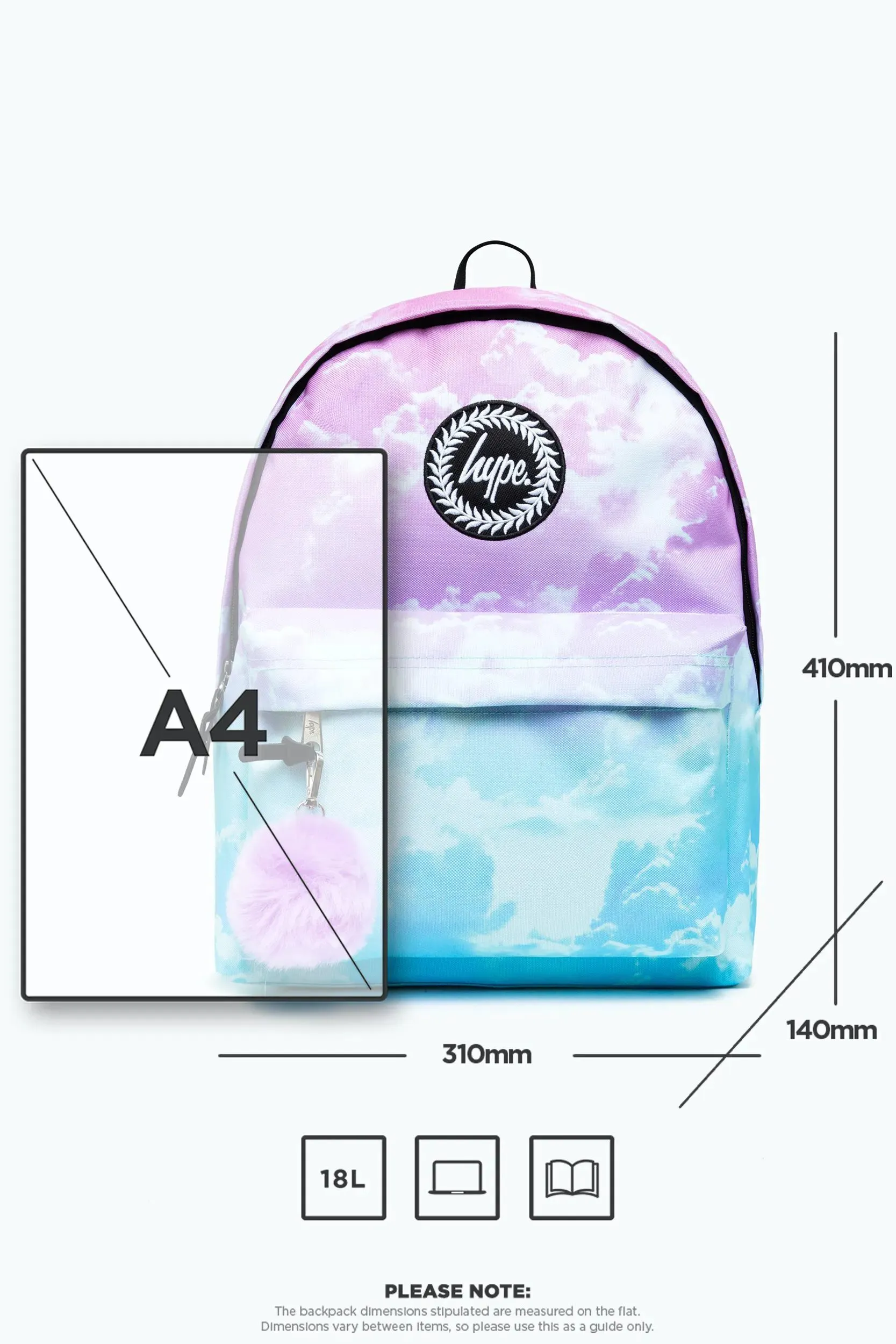 Hype Lilac Clouds 18L Backpack - Multi