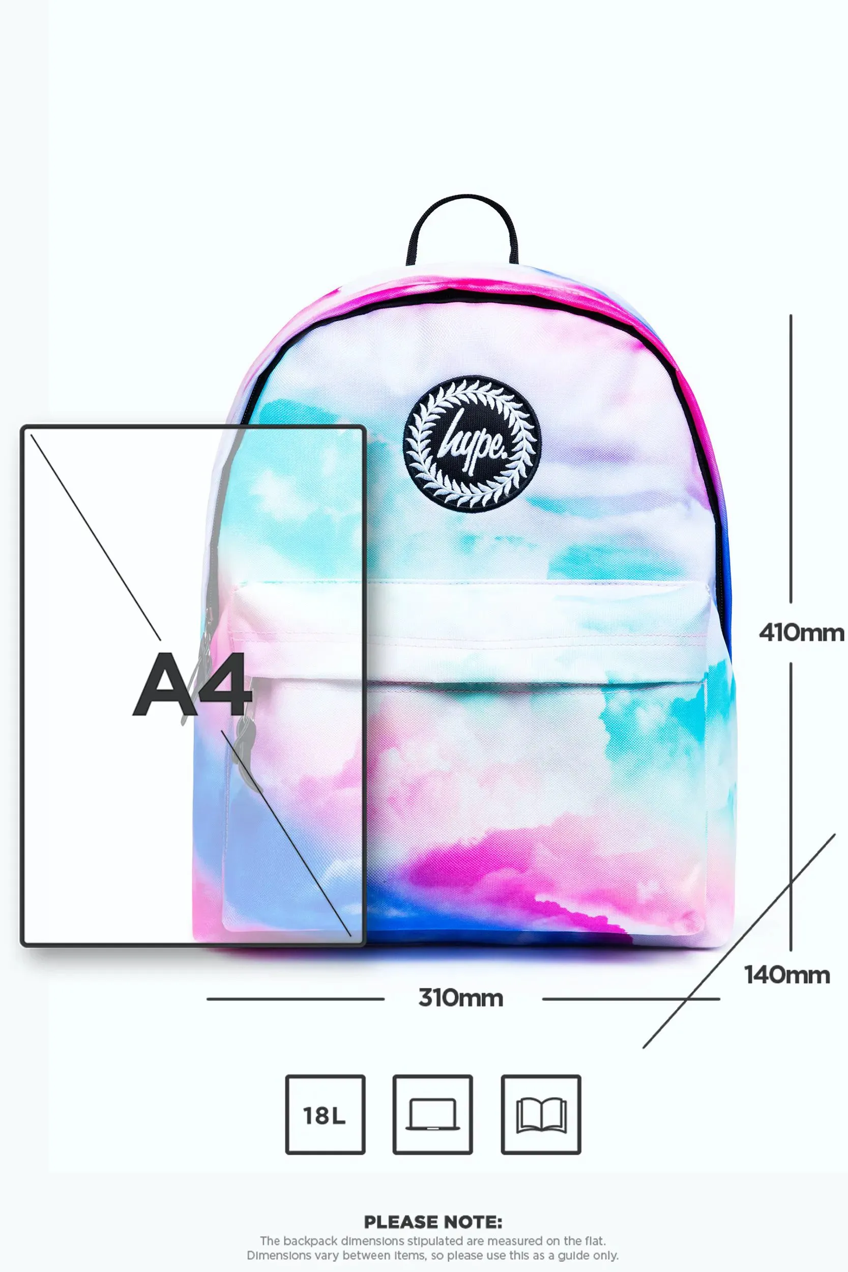 Hype Rainbow Skies 18L Backpack - Multi