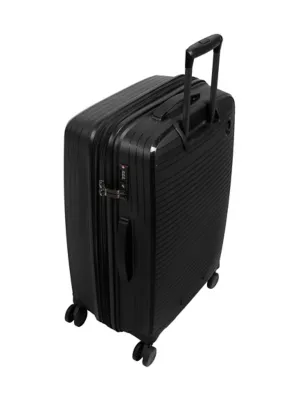 IT Luggage Medium Black Spontaneous Suitcase | Holiday Shop | George at ASDA