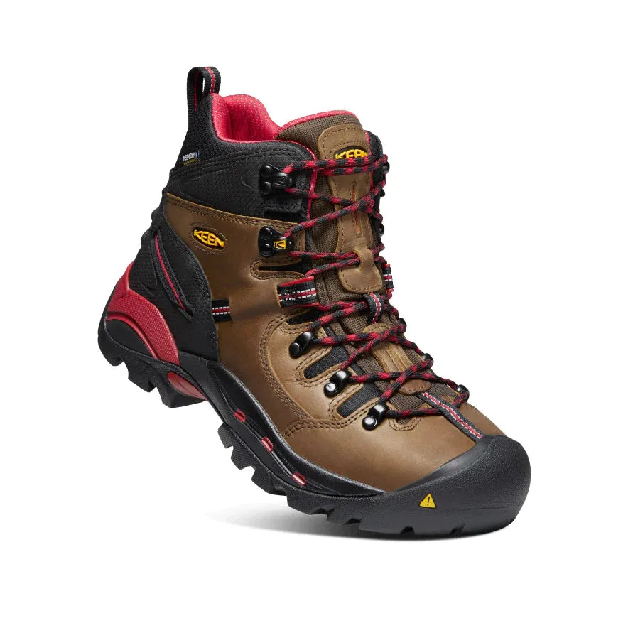 Keen Men's Pittsburgh 6 Waterproof Boot (Steel Toe) 10D Bison