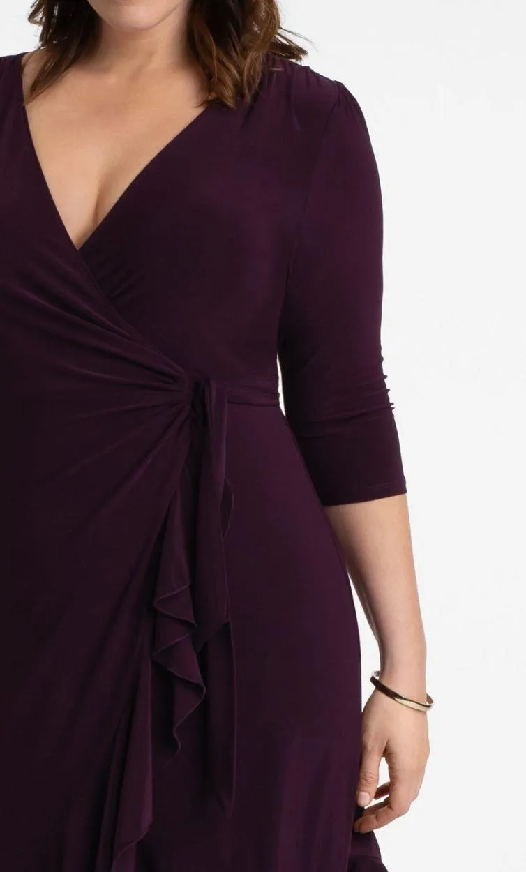 Kiyonna Short Plus Size Wrap Dress Sale