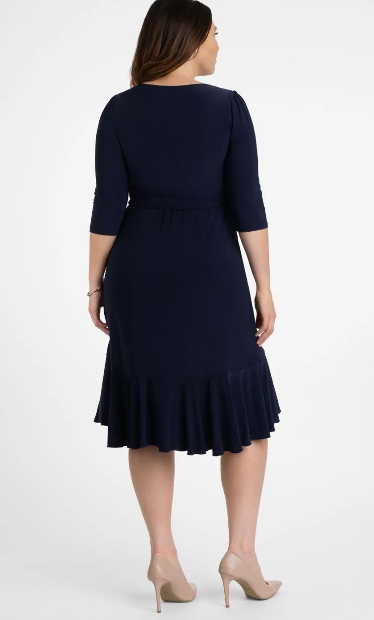 Kiyonna Short Plus Size Wrap Dress Sale