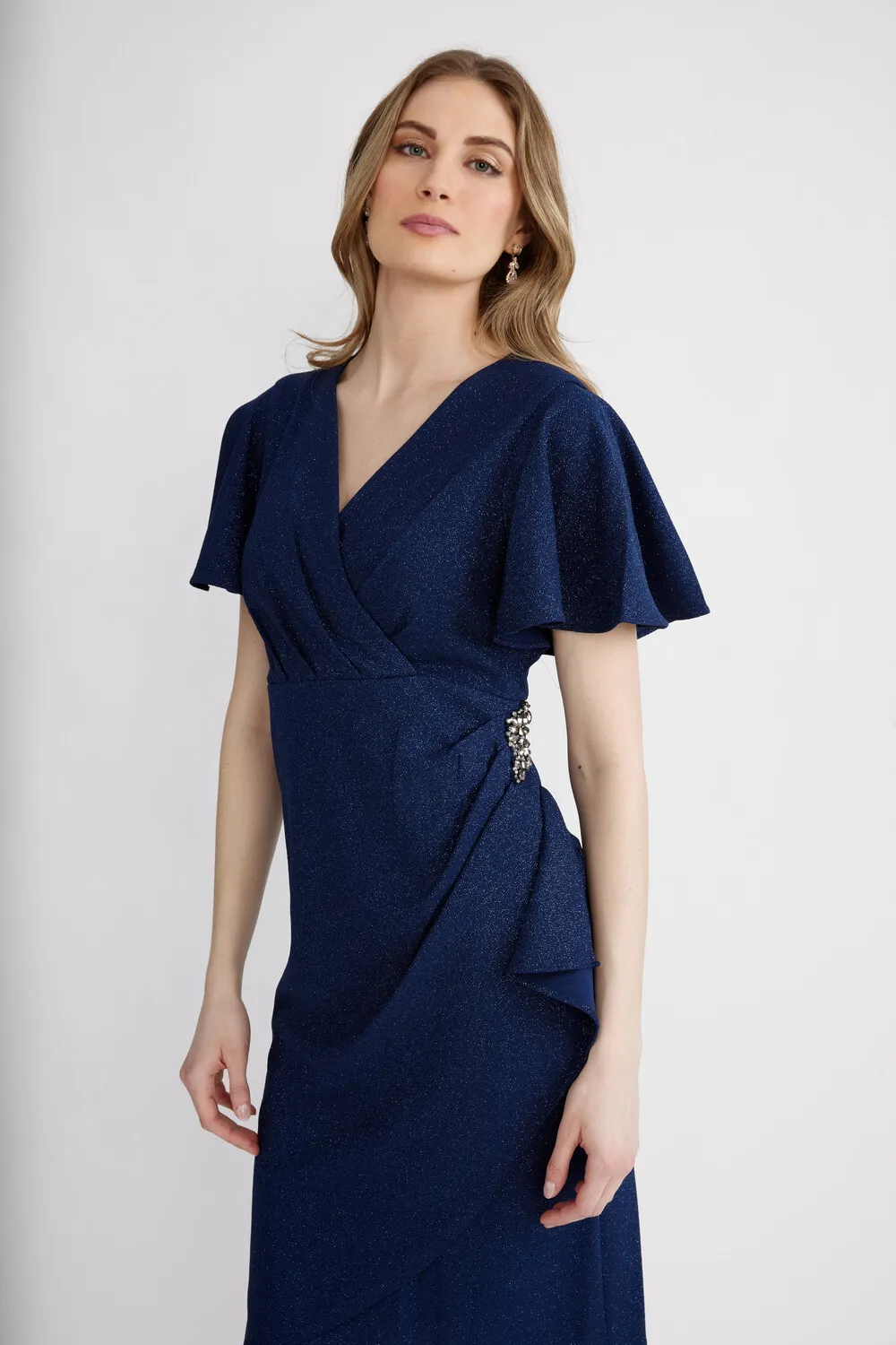 Knee-length Wrap Dress Style 9127166