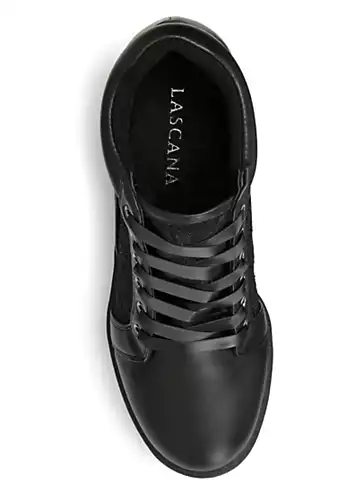 Lace Detail Wedge Trainers by LASCANA | Look Again