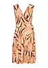 LASCANA Tropical Jersey Summer Knee-Length Wrap Dress