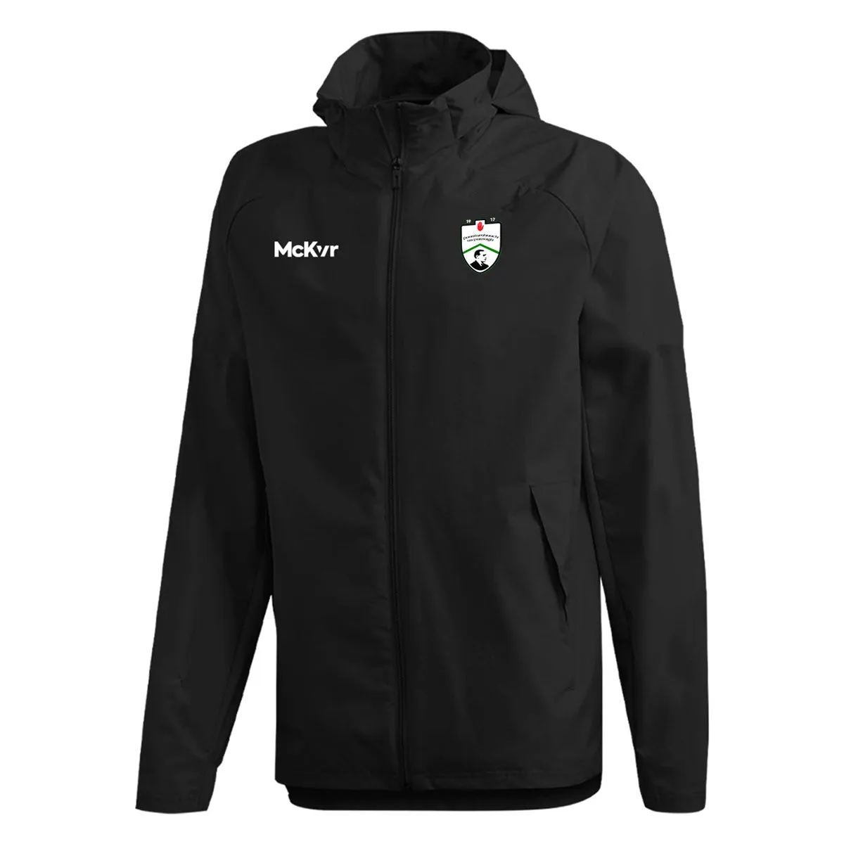 Mc Keever Fintona Pearses GAA Core 22 Rain Jacket - Adult - Black