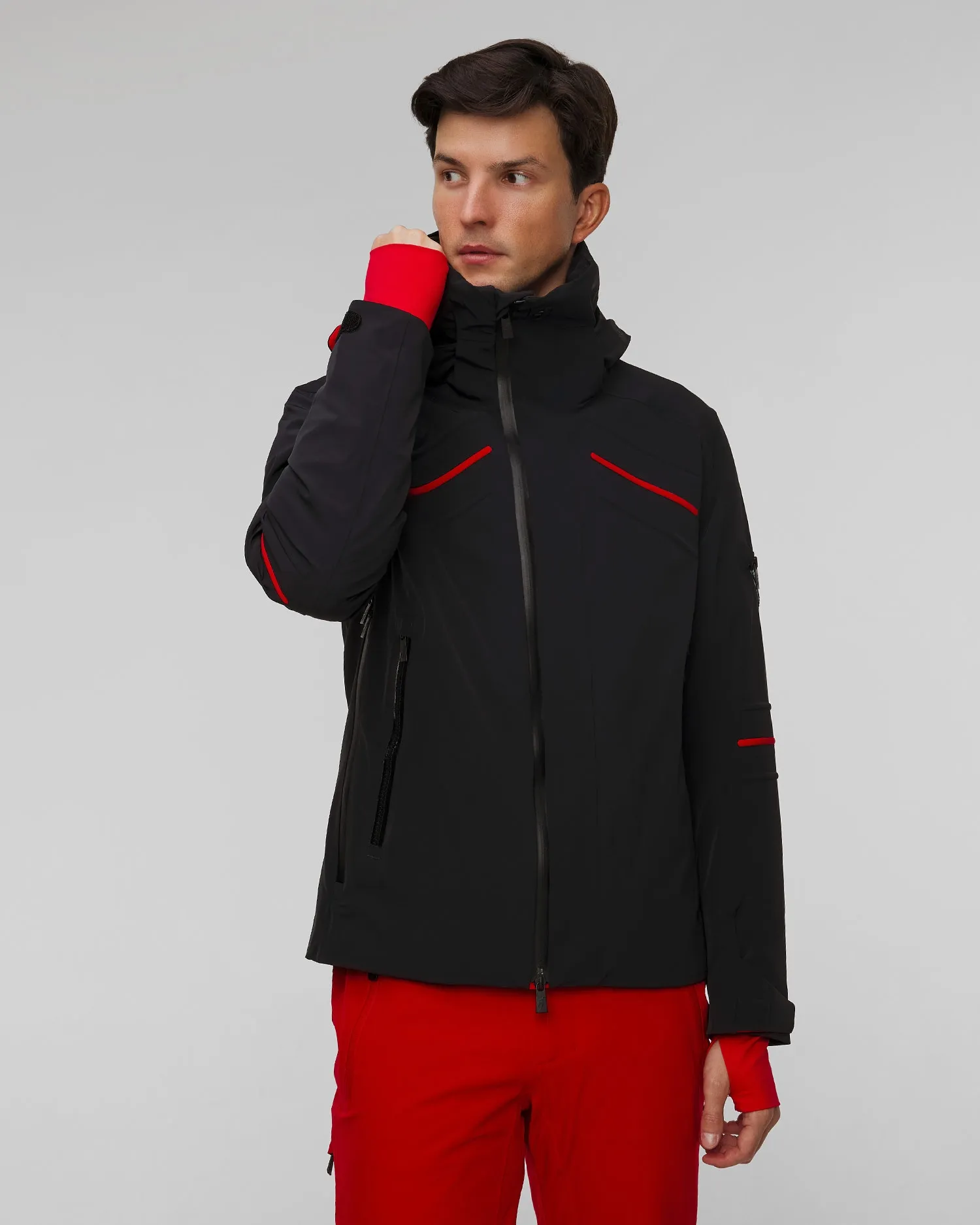 Men's black ski jacket Toni Sailer Kurt 341129-100