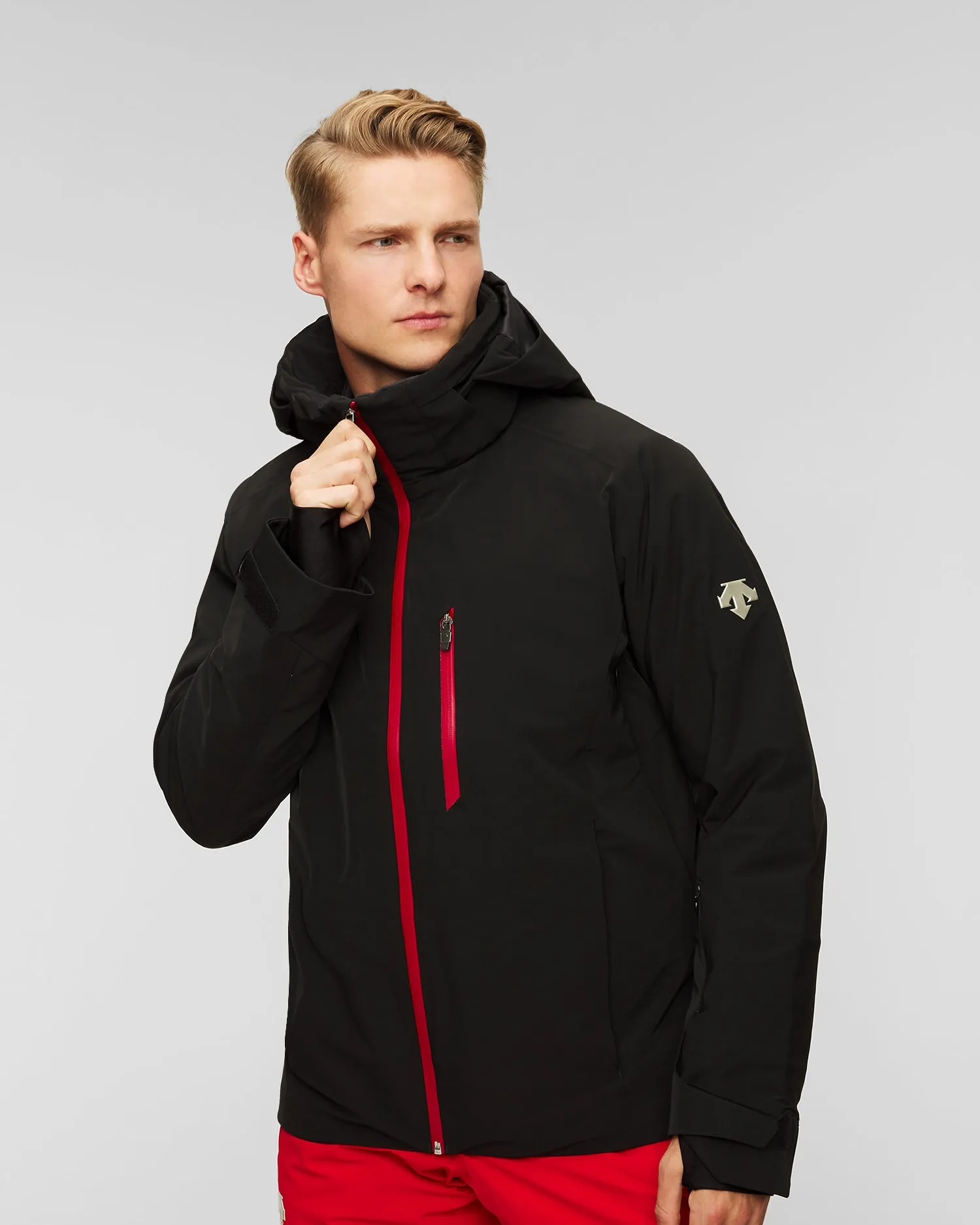 Men's ski jacket Descente Josh DWMWGK28-blk