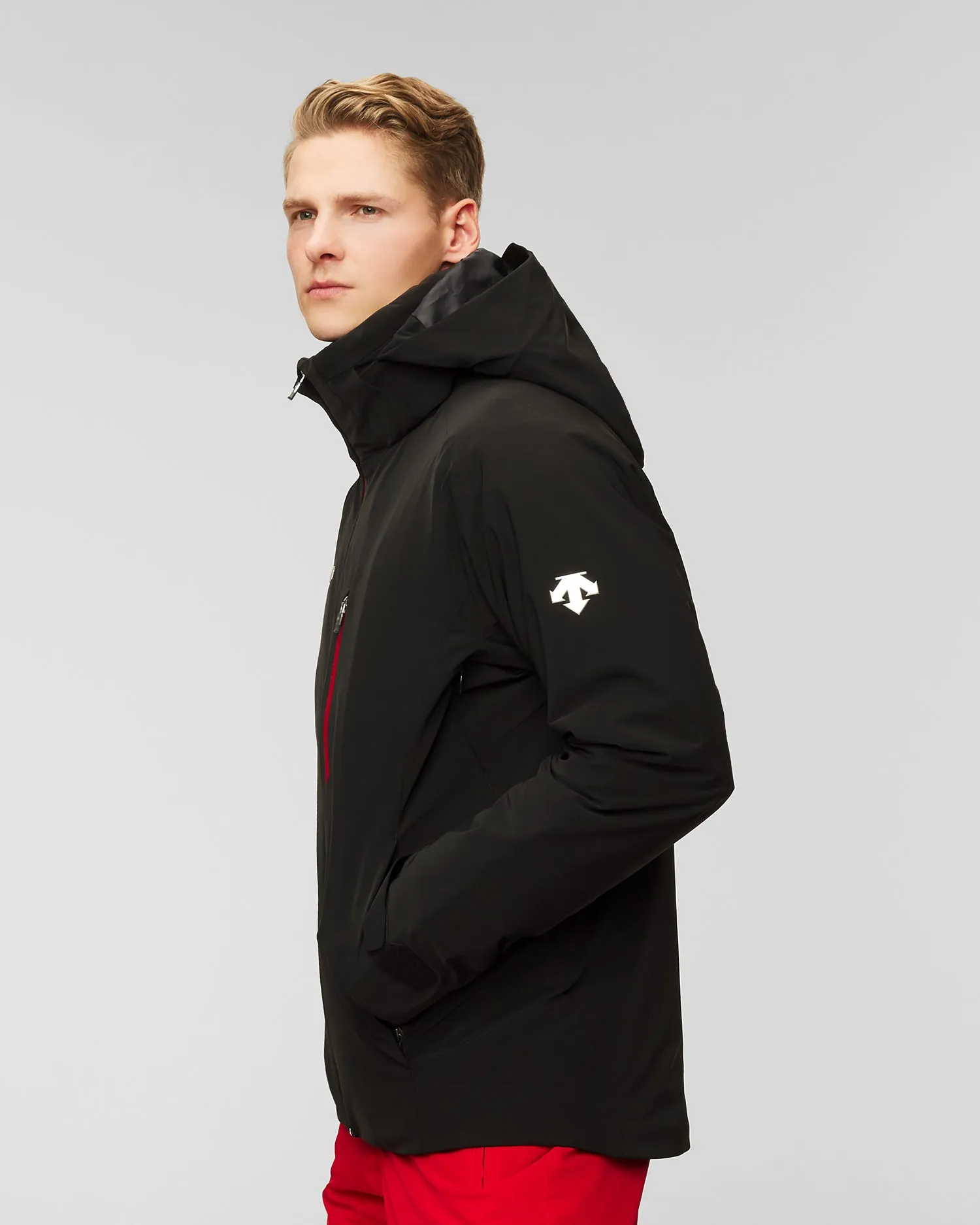 Men's ski jacket Descente Josh DWMWGK28-blk