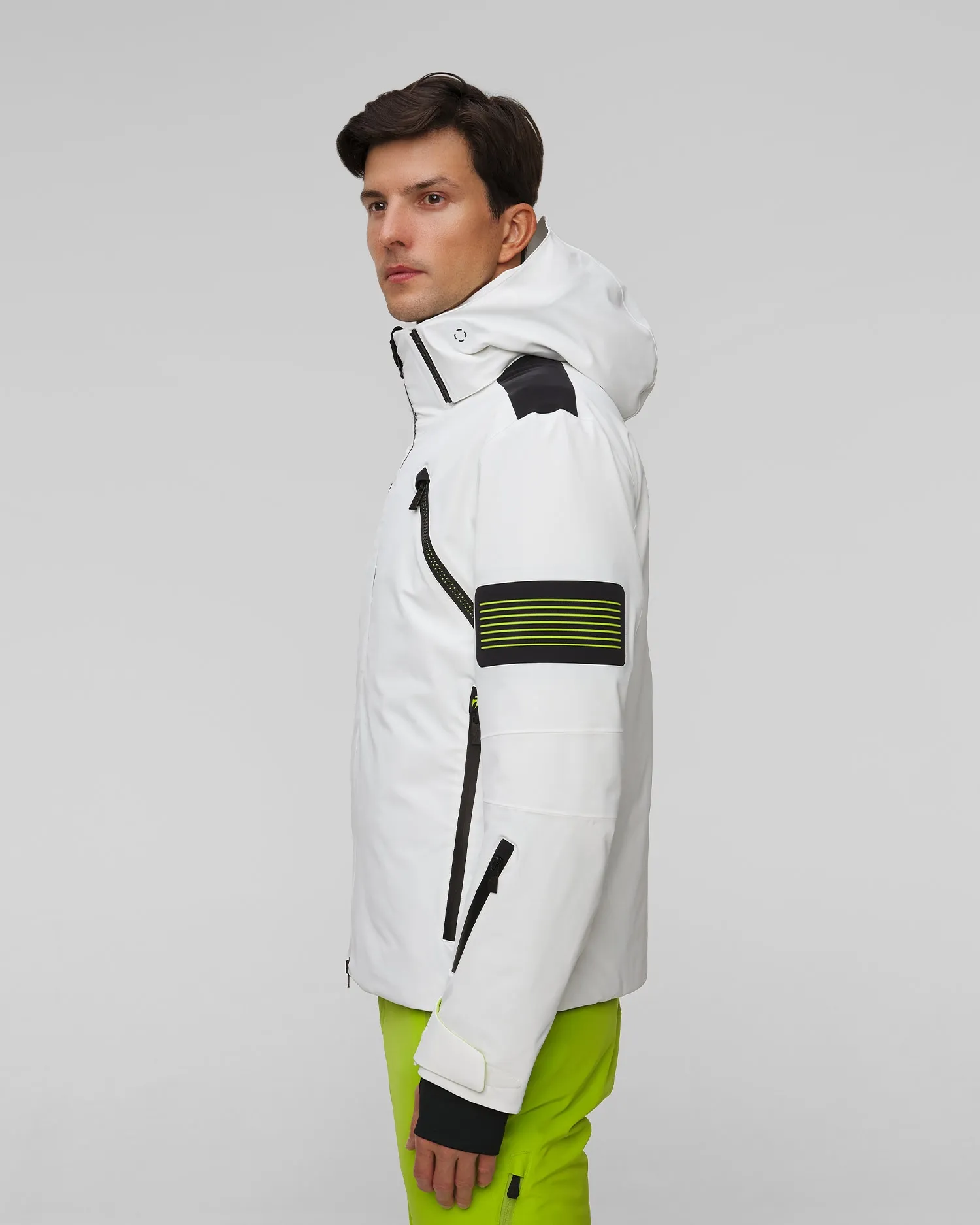 Men's white ski jacket Toni Sailer Allan 341128-201