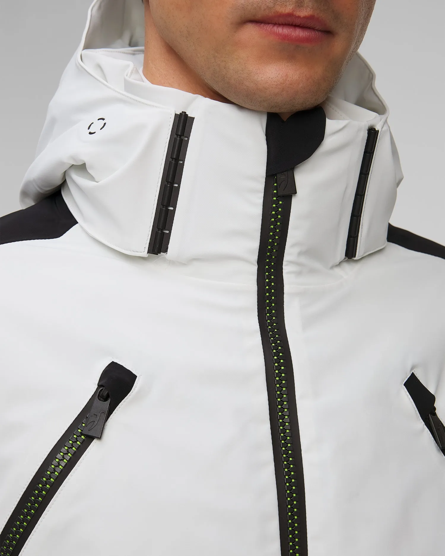 Men's white ski jacket Toni Sailer Allan 341128-201