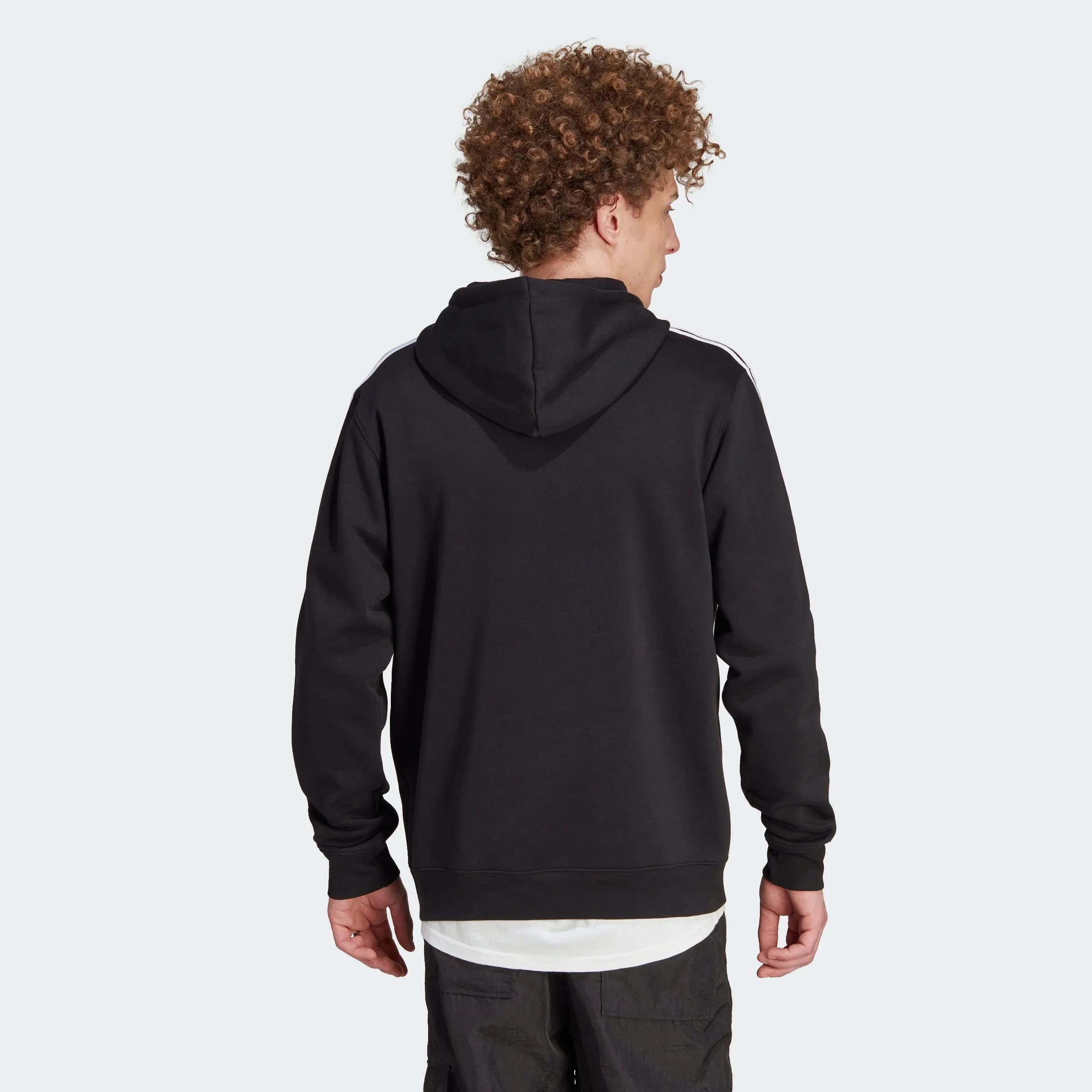 Men's adidas Originals Adicolor Classics 3-Stripes Hoodie Black