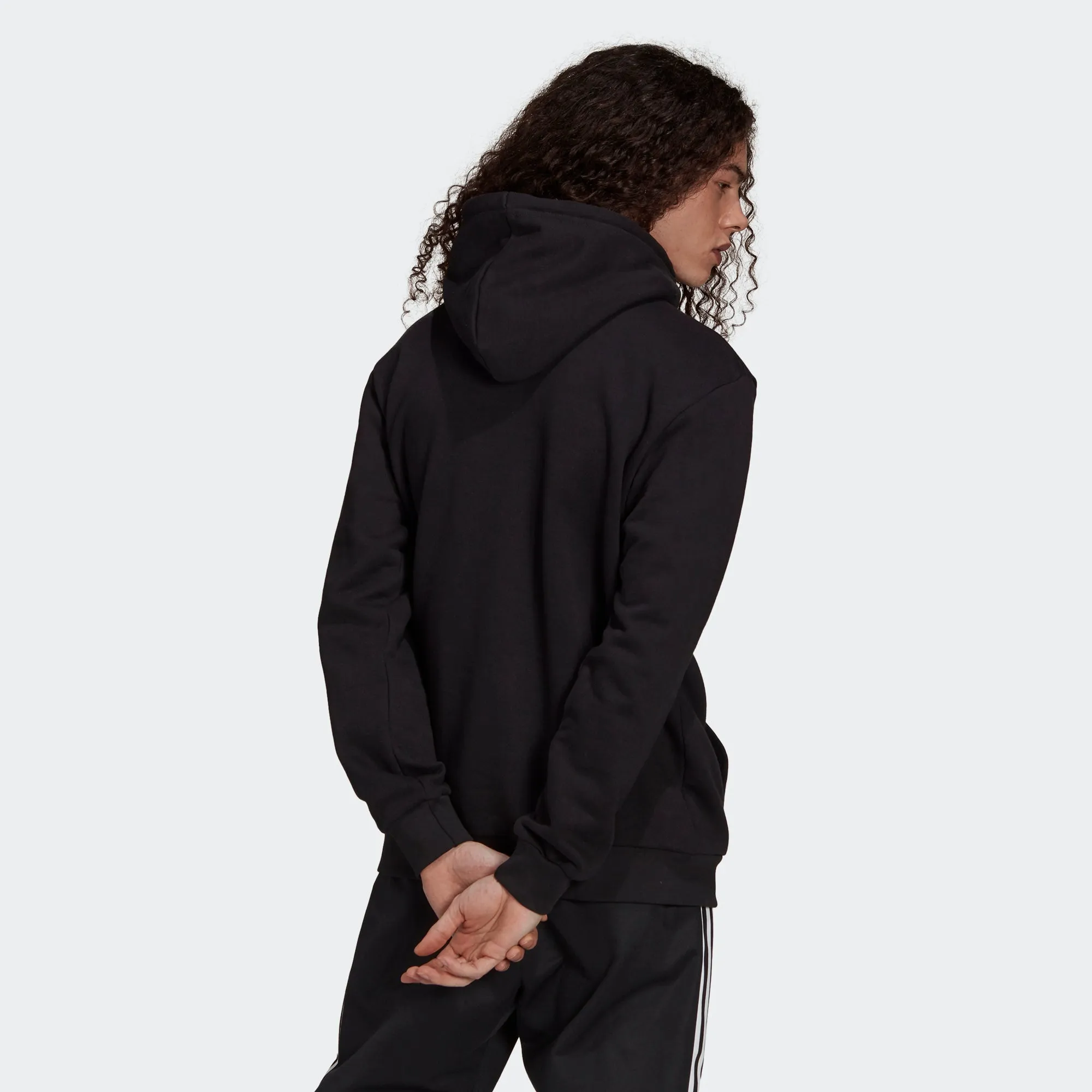 Men’s adidas Originals Adicolor Classics Trefoil Hoodie Black