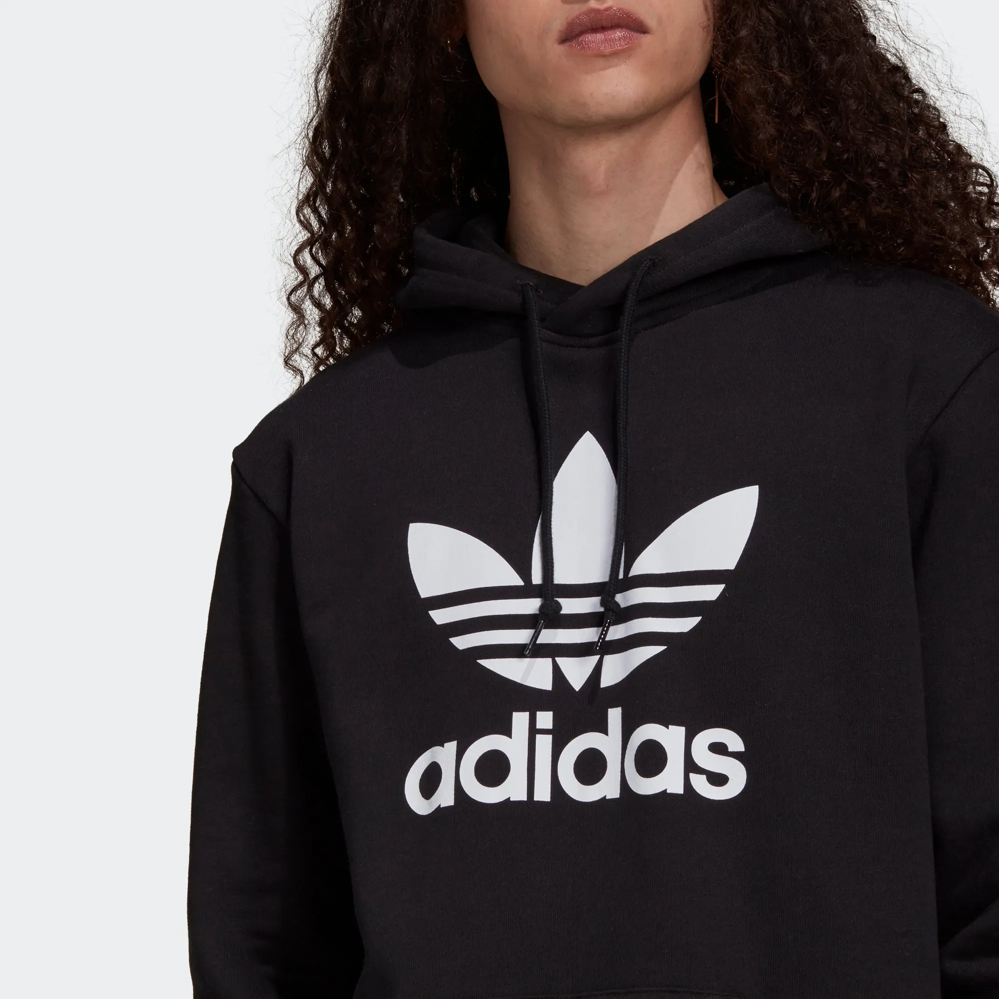 Men’s adidas Originals Adicolor Classics Trefoil Hoodie Black