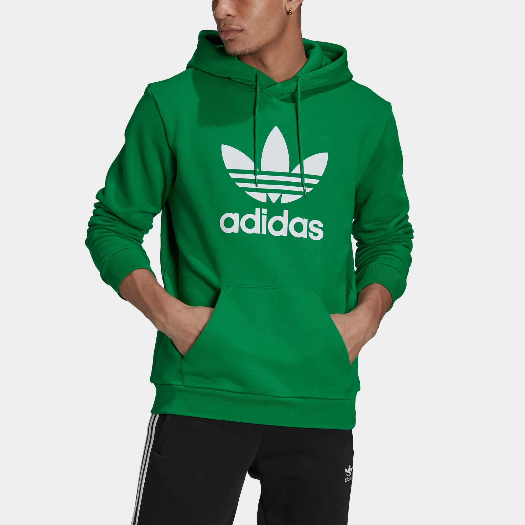 Men’s adidas Originals Adicolor Classics Trefoil Hoodie Green