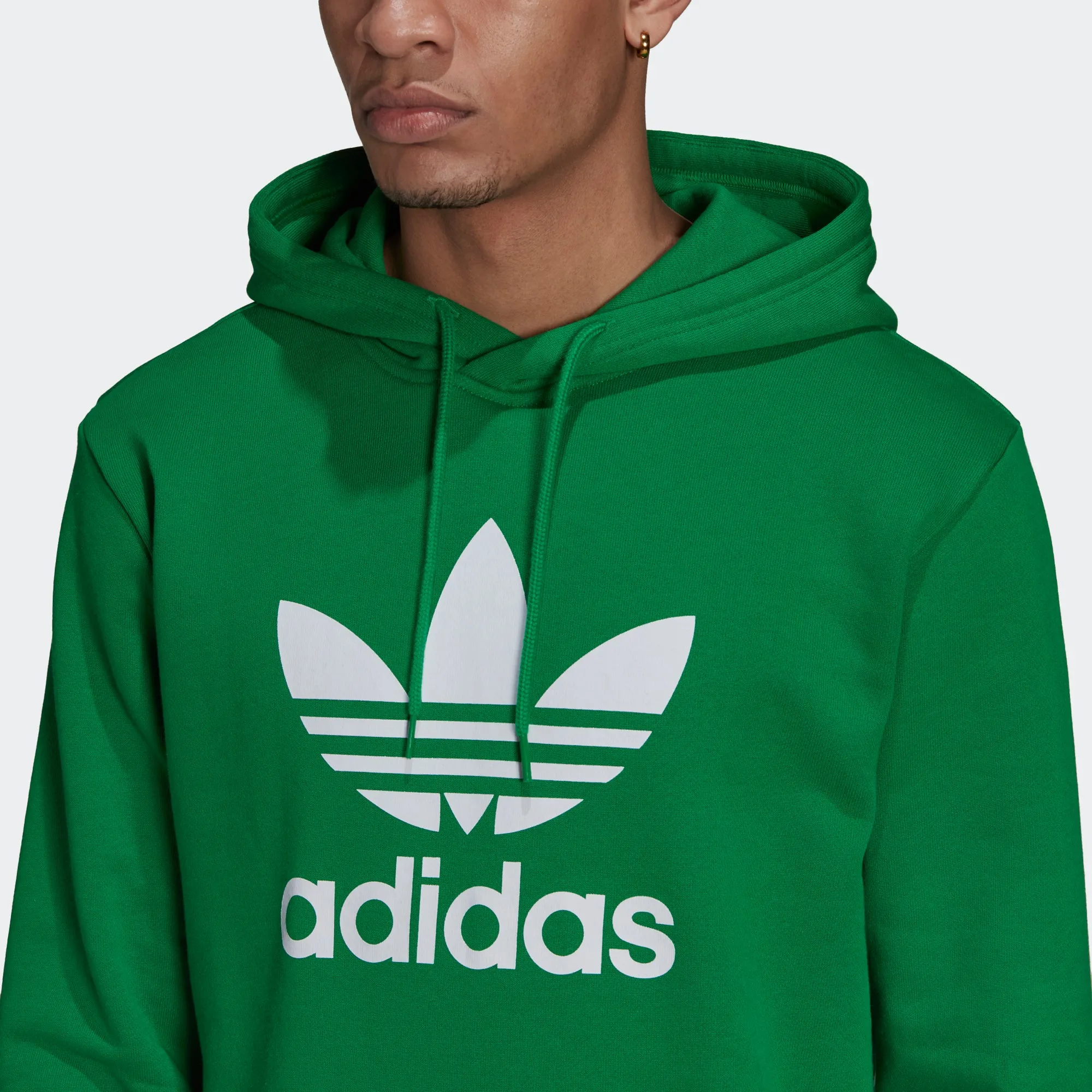 Men’s adidas Originals Adicolor Classics Trefoil Hoodie Green