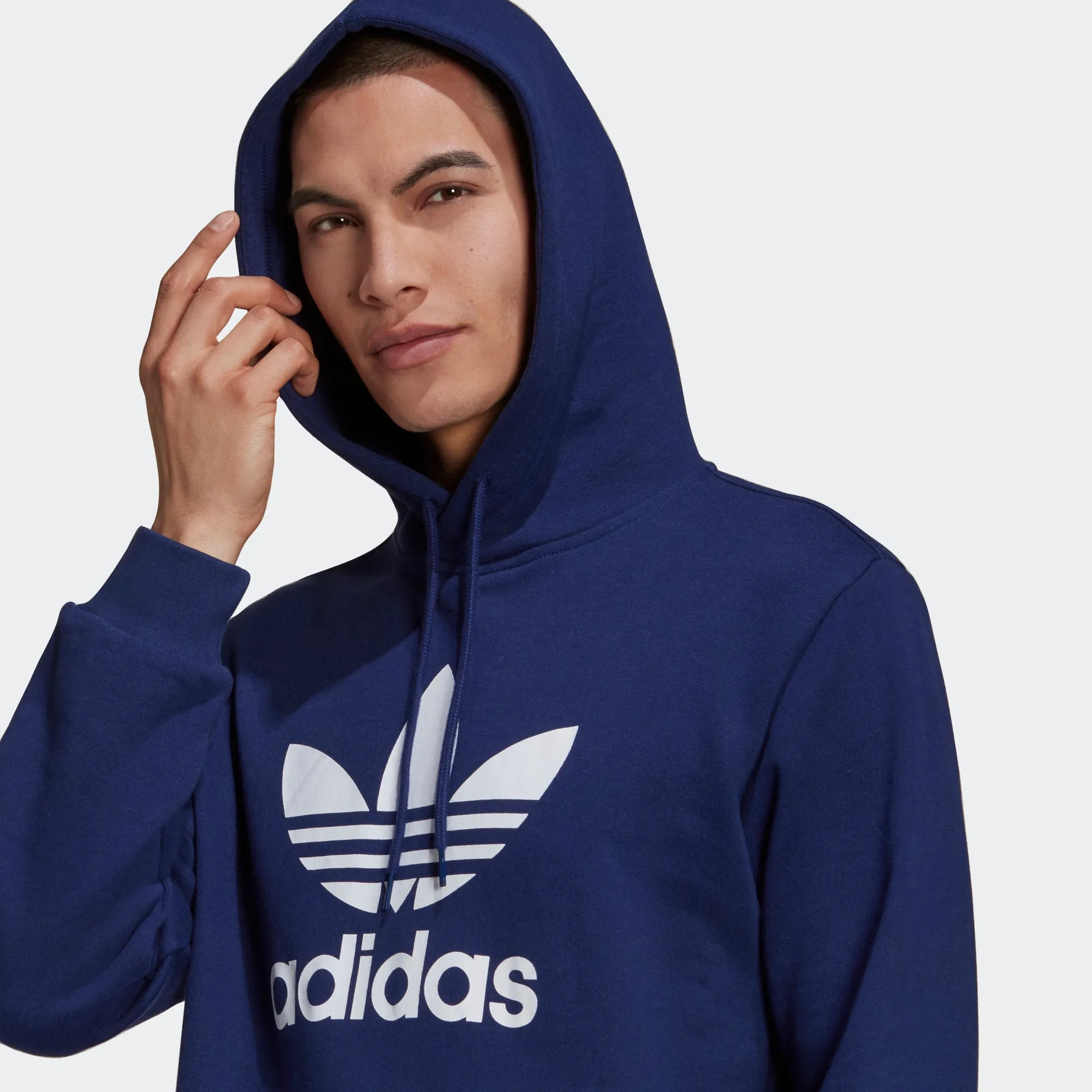 Men’s adidas Originals Adicolor Classics Trefoil Hoodie Night Sky