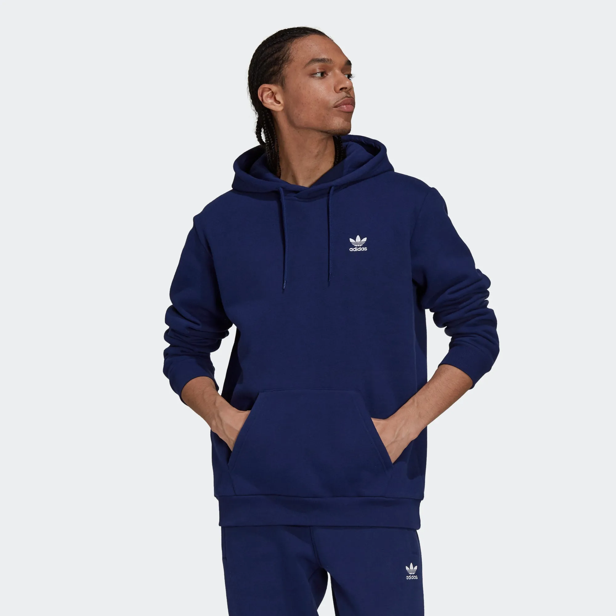 Men’s adidas Originals Adicolor Essentials Trefoil Hoodie Night Sky