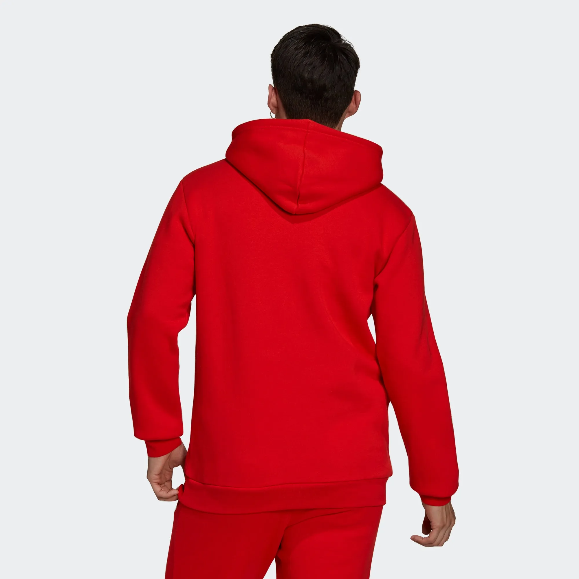 Men’s adidas Originals Adicolor Essentials Trefoil Hoodie Red