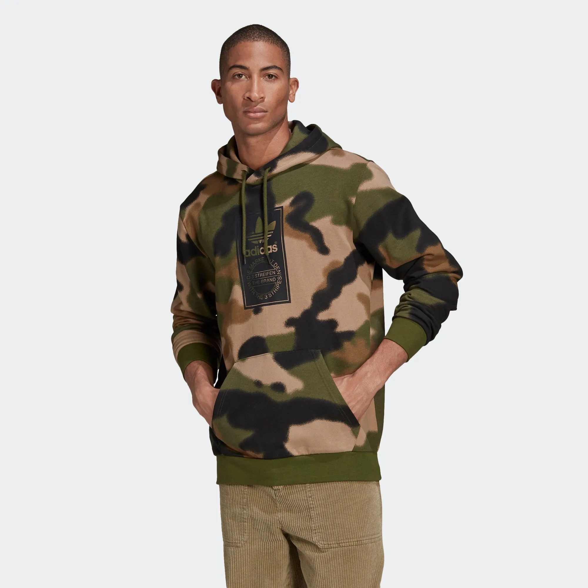 Men's adidas Originals Camo Allover Print Hoodie