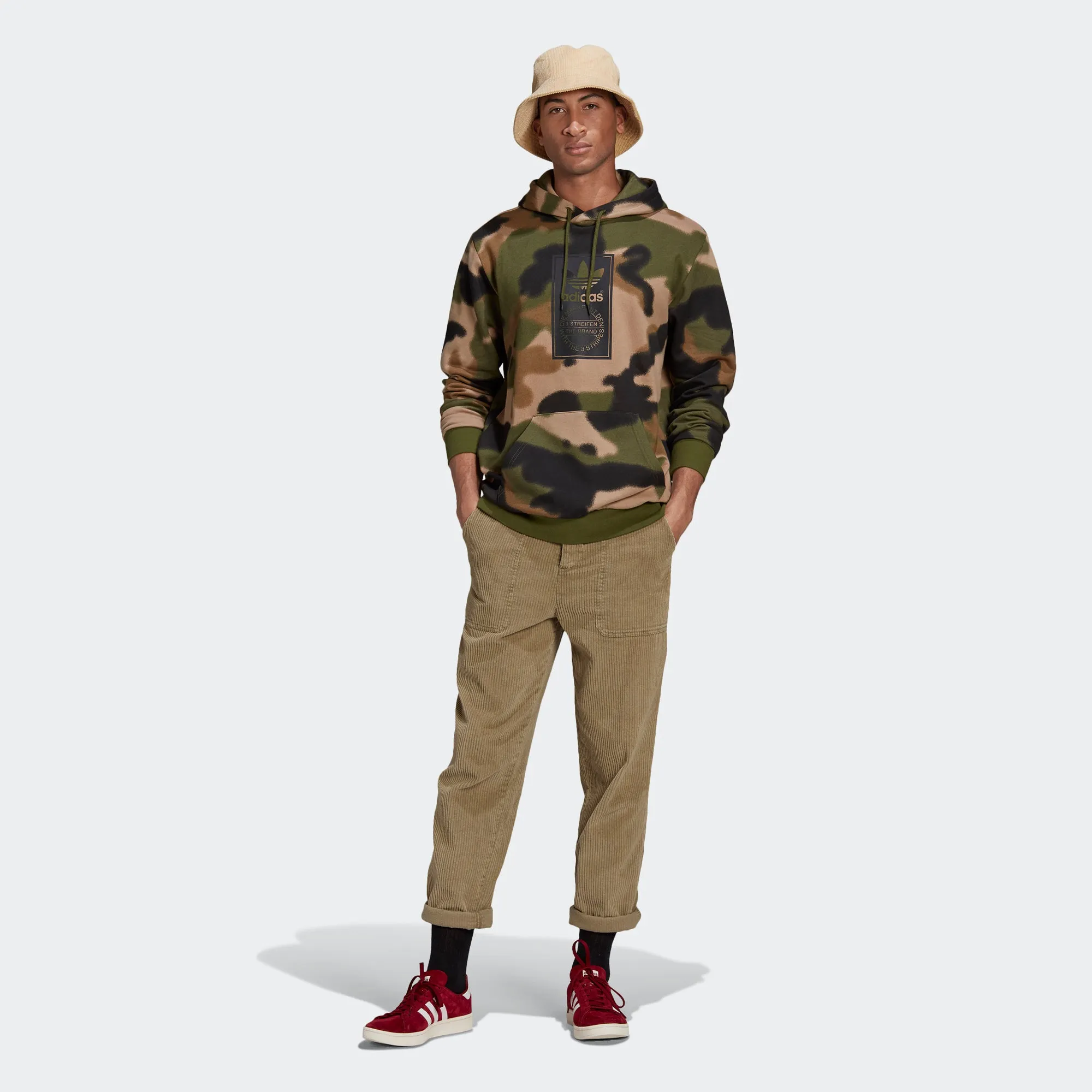 Men's adidas Originals Camo Allover Print Hoodie